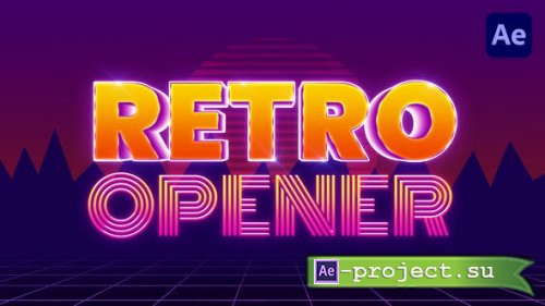 Videohive - Retro Opener - 33412498 - Project for After Effects