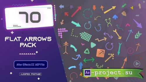 Videohive - Flat Arrows Pack - 33663608 - Project for After Effects