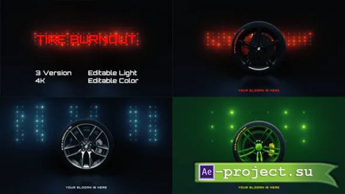 Videohive - Burnout Tire - 33670186 - Project for After Effects