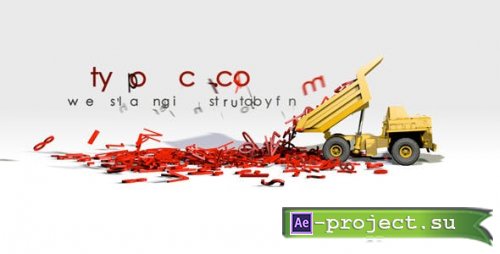 Videohive - Typo Truck Logo Reveal - 4127259 - Project for After Effects
