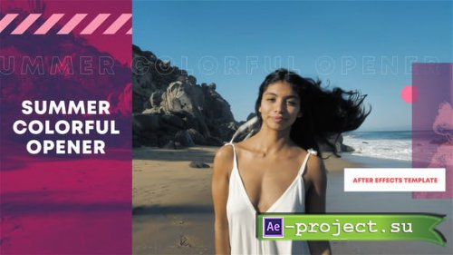 Videohive - Summer Colorful Opener | After Effects Template - 33594520 - Project for After Effects