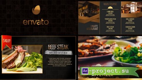 Videohive - Exclusive Restaurant Digital Menu - 20518518 - Project for After Effects