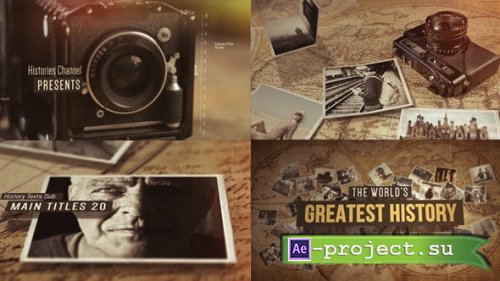Videohive - History Of The World Through Lenses - 20469021 - Project for After Effects