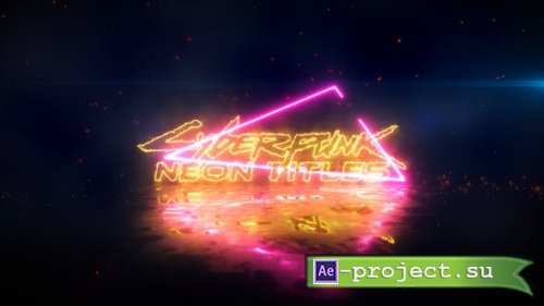 Videohive - Cyberpunk Neon Titles - 33202454 - Project for After Effects