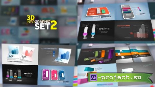 Videohive - 3D Infographics Set 2 - 23971989 - Project for After Effects
