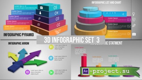 Videohive - Infographics Set 3 - 24038176 - Project for After Effects