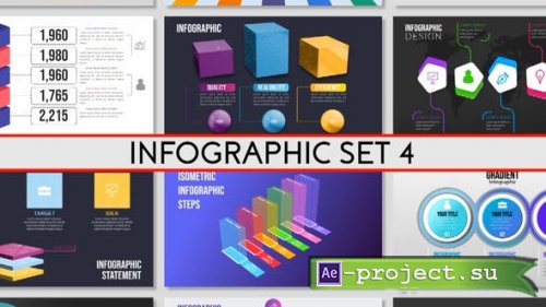 Videohive - Infographics Set 4 - 24088059 - Project for After Effects