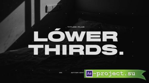 Videohive - Lower Thirds + Titles - 33721609 - Project for After Effects