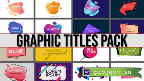Videohive - Graphics Title Pack - 24229226 - Project for After Effects