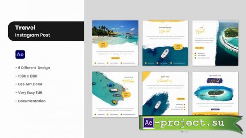 Videohive - Travel - Instagram Post - 33741984 - Project for After Effects