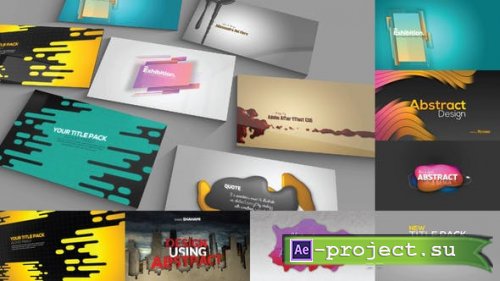  Videohive - Abstract Title Pack - 24225125 - Project for After Effects