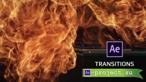 Videohive - Transitions - Fire And Smoke - 33753468 - Project for After Effects