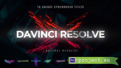 Videohive - Cyber Brush Titles - 31007799 - Project for After Effects