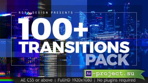 Videohive - Transitions - 21527517 - Project for After Effects