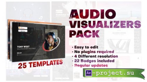 Videohive - Audio Visualizers Pack - 28006092 - Project for After Effects