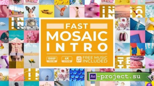 Videohive - Fast Mosaic Intro - 33710192 - Project for After Effects