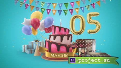 Videohive - Happy Birthday - 33557250 - Project for After Effects