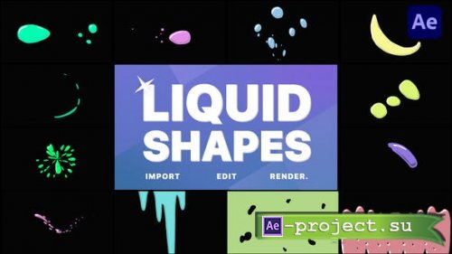 Videohive - Liquid Shapes | After Effects - 33758184 - Project for After Effects