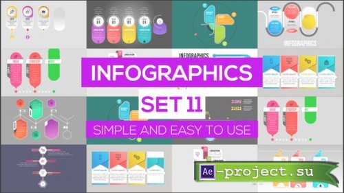Videohive - Infographics Set 11 - 24981486 - Project for After Effects