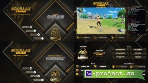 Videohive - Streamer Broadcasting Pack - 29802998 - Project for After Effects