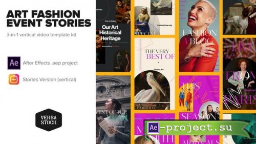 Videohive - 3-in-1 Art Fashion Gallery Promo Stories - 33786446 - Project for After Effects