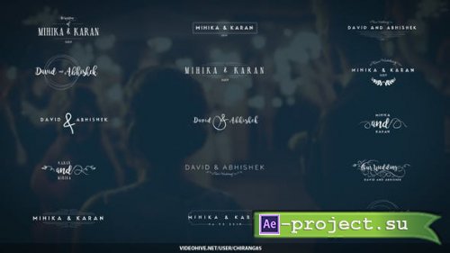 Videohive - Dream of your Marriage in Typography | After Effects - 23434733 - Project for After Effects