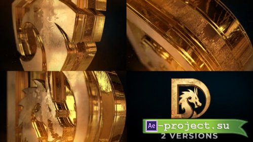 Videohive - Gold Logo Reveal - 33121350 - Project for After Effects