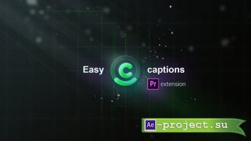 Videohive - Easy Captions for Premiere Pro Search Edit SRT Files - 25133306