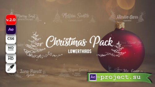 Videohive - Christmas Lower Thirds - 22852137 - Project for After Effects
