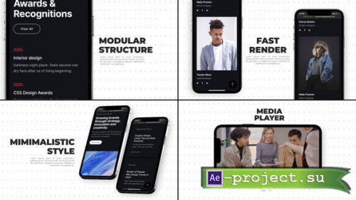 Videohive - White App Promo - 33760228 - Project for After Effects