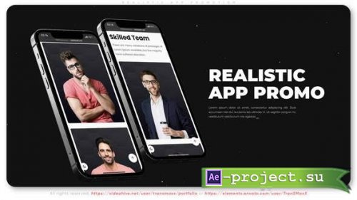 Videohive - Realistic App Promotion - 33800046 - Project for After Effects