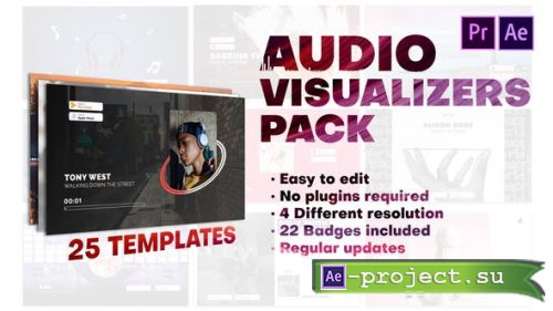 Videohive - Audio Visualizers Pack for Premiere Pro - 29193552 - After Effects & Premiere Pro Templates