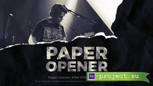 Videohive - Paper Opener - Paper Slideshow - 33805164 - Project for After Effects