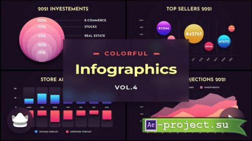 Videohive - Colorful Infographics Vol.4 - 33813980 - Project for After Effects