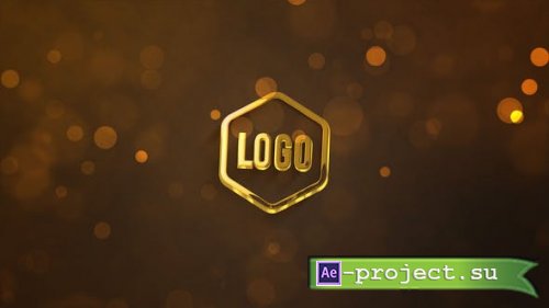 Videohive - 3D Dark Gold Logo - 33816536 - Project for After Effects