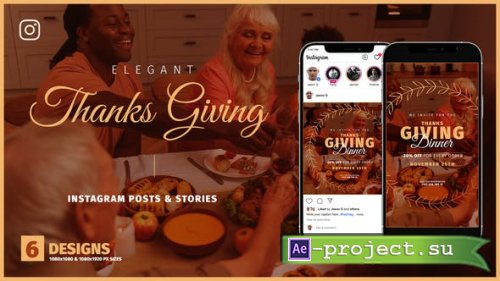 Videohive - Thanksgiving Day Instagram Promo B136 - 33828214 - Project for After Effects