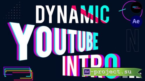 Videohive - Dynamic YouTube Intro - 33737969 - Project for After Effects