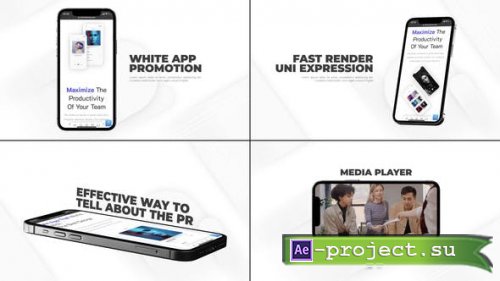 Videohive - White App Promo v2.0 - 33842687 - Project for After Effects