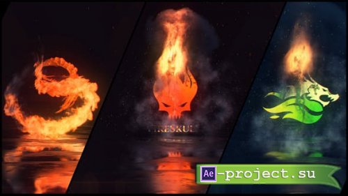 Videohive - Fire Explosion Logo - 33838092 - Project for After Effects