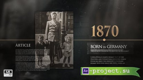 Videohive - History Memories Pack - 32523386 - Project for After Effects
