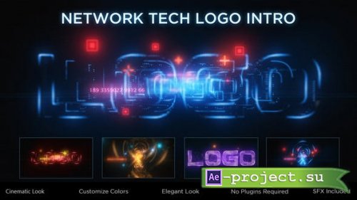 Videohive - Network Tech Logo Reveal - 33907084 - Project for After Effects