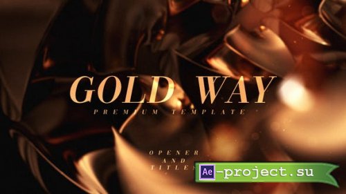 Videohive - Gold Way - 33907333 - Project for After Effects