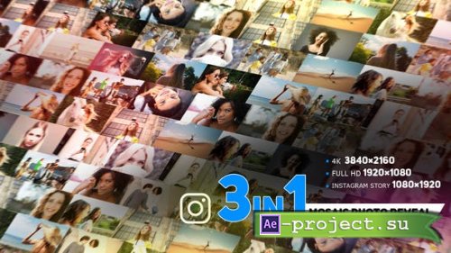 Videohive - Modern Mosaic Photo Reveal - 33909099 - Project for After Effects