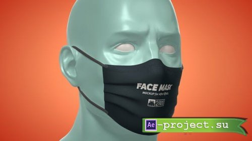 Videohive - Face Mask Animated Mockup Template - Mockup Kit - 33901966 - Project for After Effects