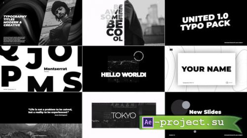 Videohive - Typography Titles 1.0 | After Effects - 33870058 - Project for After Effects