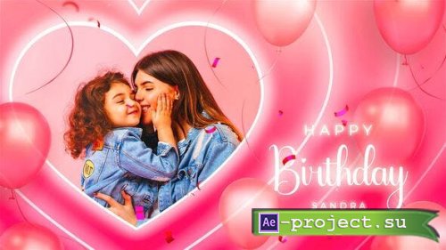 Videohive - Happy Birtday Sandra - 33907133 - Project for After Effects