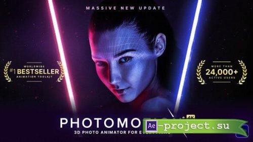 Videohive - Photomotion - 3D Photo Animator (6 in 1) V10.4 - 13922688 - Project for After Effects