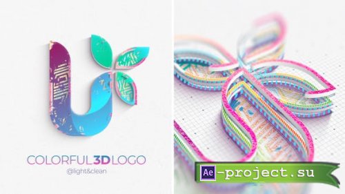Videohive - Colorful 3D Logo Reveal - 33021950 - Project for After Effects