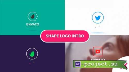 Videohive - Shape Logo Intro - 20556174 - Project for After Effects
