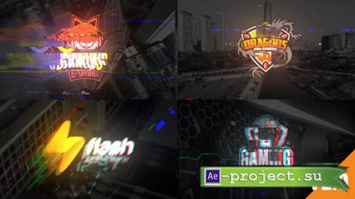 Videohive - Glitch Logo Title - Project & Script for After Effects